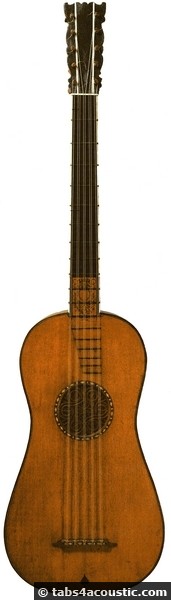 guitare XIXème siècle